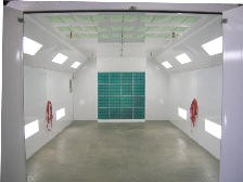 Automotive Semi Downdraft Spray Booths